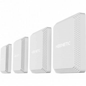 Набор KEENETIC VOYAGER PRO маршрутизатор 4-Pack Гигабитный интернет-центр с Mesh Wi-Fi 6 AX1800, анализатором спектра Wi-Fi, 2-портовым Smart-коммутатором, переключателем режима роутер/ретранслятор и питанием Power over Ethernet